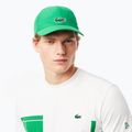 Mütze Basecap Tennis Herren Lacoste RK2450 fluorine green/fluorine green 4