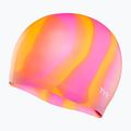 Schwimmkappe TYR Multi-Color Silicone orange/pink