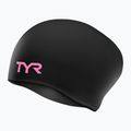 Badekappe TYR Wrinkle-Free schwarz-rosa LCSLB_121 3