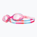 TYR Swimple Tie Dye Non-Mirrored rosa/rosa/weiß Kinder Schwimmbrille