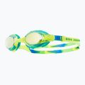 Schwimmbrille Kinder TYR Swimple Tie Dye Mirrored gold/green/blue