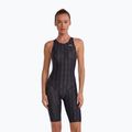 Damen-Einteiler Badeanzug TYR Fusion 2 Aerofit Shortjohn black