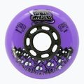 Inlinerrollen FR Skates Street Invaders Wheels 80mm/84A X4 purple/black