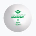 Donic-Schildkröt 1-Star Elite Poly 40+ 6er Pack Tischtennisbälle weiß/orange 2