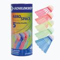 Schildkröt Aero Space Badminton Federbälle 5 Stück multicolor