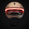 Fahrradhelm mit Blinker ABUS Hyp-E champagne gold 9