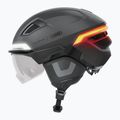 Fahrradhelm mit Blinkern ABUS Hyp-e Ace volcano titan 3
