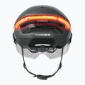 Fahrradhelm mit Blinkern ABUS Hyp-e Ace volcano titan 5