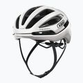 Fahrradhelm ABUS Taipan LED shiny white