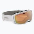 Skibrille Alpina Estetica Q-Lite pearlwhite gloss/mandarin sph