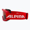 Skibrille für Kinder Alpina Piney red matt/orange 4