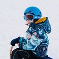 Skibrille für Kinder Alpina Piney blue matt/orange 6