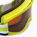 Skibrille für Kinder Alpina Piney lime matt/orange 5