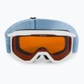 Skibrille für Kinder Alpina Piney white/skyblue matt/orange 2