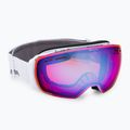 Skibrille Alpina Granby Q-Lite white gloss/blue sph