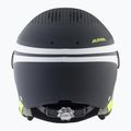 Skihelme für Kinder Alpina Zupo Visor Q-Lite charcoal/neon matt 12