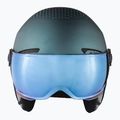 Skihelm Alpina Arber Visor Q Lite petrol/green matt 11