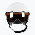 Skihelm Alpina Arber Visor Q Lite white matt 2