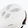 Skihelm Alpina Arber Visor Q Lite white matt 7