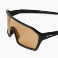 Fahrradbrille Alpina Ram Q-Lite V black  matt/red mirror 5