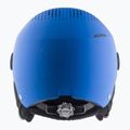 Skihelme für Kinder Alpina Zupo Visor Q-Lite blue matt 12