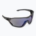Fahrradbrille Alpina S-Way VM moon-grey matt/blue mirror