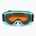 Skibrille Kinder Alpina Piney aqua matt/ orange 2
