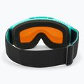 Skibrille Kinder Alpina Piney aqua matt/ orange 3