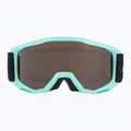 Skibrille Kinder Alpina Piney aqua matt/ orange 6
