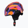 Alpina Kinderskihelm Pizi rosa orange/blau glänzend 5