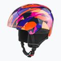 Alpina Kinderskihelm Pizi rosa orange/blau glänzend 6