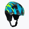 Alpina Pizi Kinderskihelm neon blau/grün glänzend