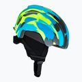 Alpina Pizi Kinderskihelm neon blau/grün glänzend 4