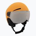 Skihelm Kinder Alpina Zupo Visor Q-Lite burned/ yellow matt