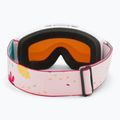 Skibrille Kinder Alpina Piney white/ flower matt/ orange 3