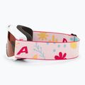 Skibrille Kinder Alpina Piney white/ flower matt/ orange 4