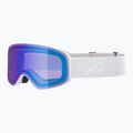 Skibrille Alpina Ladis QM white matt/ blue 5