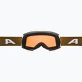 Skibrille Alpina Ladis Q white/ gold matt/ gold 7