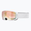 Alpina Bivio QV Skibrille weiß matt/ gold