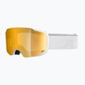 Skibrille Alpina Taos QV white matt/ gold 5