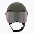 Skihelm Kinder Alpina Zupo Visor Q-Lite olive/ red matt 2