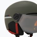 Skihelm Kinder Alpina Zupo Visor Q-Lite olive/ red matt 7