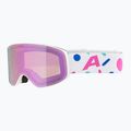 Skibrille Kinder Alpina Fernie Q-Lite white/confetti matt