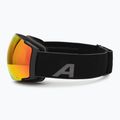 Alpina Falera Mag Q-Lite Skibrille black matt/red/pink 5
