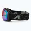 Skibrille Alpina Falera Mag Q-Lite black/green matt/green/pink 5