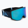 Skibrille Alpina Venet Q-Lite black/blue matt/blue