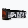 Skibrille Alpina Venet black/glacier matt/orange 4