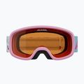 Kinder-Skibrille Alpina Piney 2.0 rose matte/orange 2