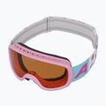 Kinder-Skibrille Alpina Piney 2.0 rose matte/orange 4