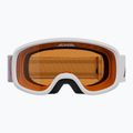 Kinder-Skibrille Alpina Piney 2.0 white/rose matt/orange 2